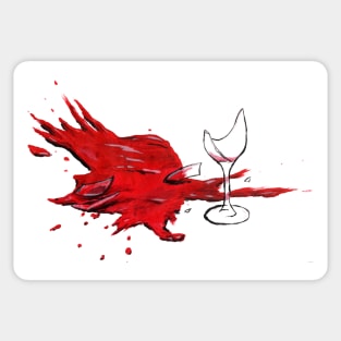 Wine Smashed Sticker